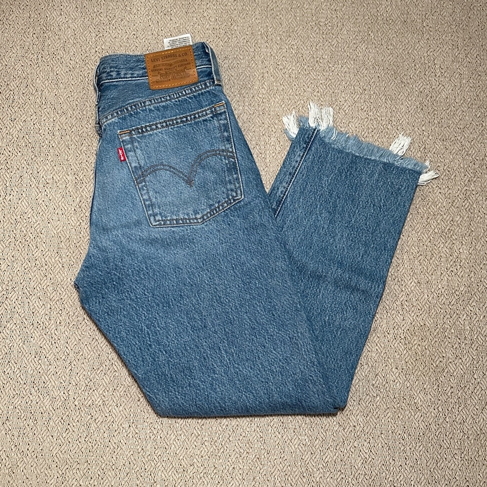 Levi Wedgie Straight Jeans